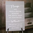 13 Unplugged Wedding Signs To Remind Guests To Stay In The Moment ...