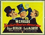 WC Fields & Charlie McCarthy (1939). | Universal pictures, Musical ...