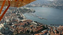 Lago di Como vista aerea - YouTube