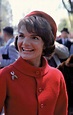 Jackie O. The little roll down collar with button is fabulous ...