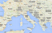 ﻿Mapa de Italia﻿, donde está, queda, país, encuentra, localización ...