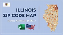 Illinois Zip Code Map By County - United States Map