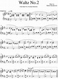 Shostakovich Waltz 2 Sheet Music Piano Pdf | Piano sheet music free ...