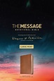 The Message Devotional Bible Large Print Imitation Leather ...