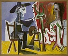 Pablo Picasso (Pablo Ruiz Picasso) - El pintor y la modelo