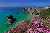 Coast of Cornwall, England