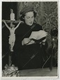 En la imagen, Pilar Primo de Rivera en la sesión de apertura - Archivo ABC