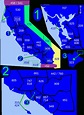 List Of California Area Codes - Wikipedia - California Zip Code Map ...