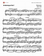 Debussy: Arabesque No. 1 | Free Sheet Music PD | Free Piano Sheet Music