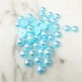 8mm Light Blue AB Pearl Round-30pcs - Happy Place Bling