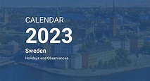 Year 2023 Calendar – Sweden