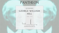 George William Hill Biography - American mathematical astronomer | Pantheon