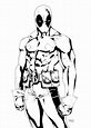 Dibujos Sin Colorear: Dibujos de Deadpool para Colorear