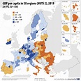 GDP PER CAPITA EU REGIONS 2019 : r/europe