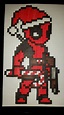 Deadpool navideño pixel art | Dibujos en cuadricula, Dibujos en pixeles ...