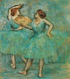 Obra de Arte - Dos bailarinas azul - Hilaire-Germain-Edgar Degas