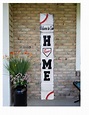 Baseball Porch Sign Welcome Home Baseball Decor 6FT - Etsy | Porch ...