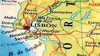 Mapa de Lisboa Algarve, Cabo, Arabic Calligraphy, Travel, Lisbon, Porto ...