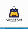 Games Store Logo Icon Design Template. Game Shop Icon Designs Stock ...