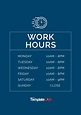 22 Printable Business Hours Templates (Word, PowerPoint, PDF)