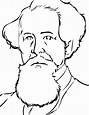 Charles Dickens Picture Drawing - Drawing Skill