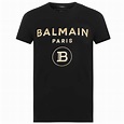Balmain | Foil Logo T Shirt | Mens Clothing | Flannels