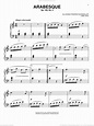 Burgmuller - Arabesque, Op. 100, No. 2 sheet music for piano solo