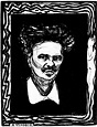 August Strindberg Drawing by Edvard Munch | Fine Art America