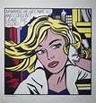 ROY LICHTENSTEIN M...maybe 40" x 37" Lithograph 1986 Pop Art Pop, Pop ...