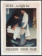 "The Four Freedoms" 1943 by Norman Rockwell Original War Posters
