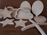 Artigos em madeira | Itens de madeira, Artesanato para decoração de ...