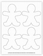 Gingerbread Man Template Free Printable