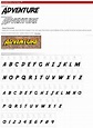 Adventure Font Indiana Jones | Lettering guide, Cool lettering, Indiana ...