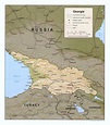 Maps of Georgia | Detailed map of Georgia in English | Tourist map of ...