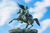 Sculpture of Prince Eugene at Hofburg Stock Image - Image of castle ...