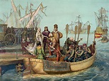 Columbus Departs Spain, August 1492 Photograph by Science Photo Library