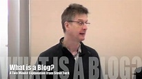 Steve Tuck - Explains a Blog in 2 Mins - YouTube