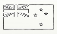 New Zealand Flag Coloring Pages - Barry Morrises Coloring Pages