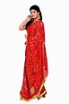 Buy Gotta patti Saree Women at Amazon.in