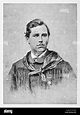 Old engraved portrait of Menotti Garibaldi (1840 - 1903) eldest son of ...