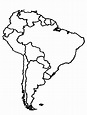 Desenhos de América do Sul para Colorir, Pintar e Imprimir ...