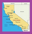 Map Of California With Cities - Map Of The World
