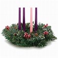FROSTED BERRY AND PINECONE ADVENT WREATH | EWTN Religious Catalogue