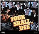 FOUR SHALL DIE, (aka CONDEMNED MEN), poster art, 1940 Stock Photo - Alamy