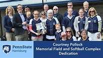 Courtney Pollock Memorial Field and Softball Complex Dedication - YouTube