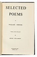 Wallace Stevens (1879-1955) , SELECTED POEMS. 1952 | Christie's