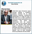Efemérides: https://es.wikipedia.org/wiki/Fernando_L%C3%A1zaro_Carreter ...