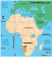 Mapas de Namibia - Atlas del Mundo
