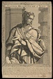 Statilia Messalina, wife of Nero, Emperor of Rome. Line engraving, 16 ...