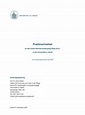 Modulhandbuch und Praxiscurriculum: Universität zu Lübeck